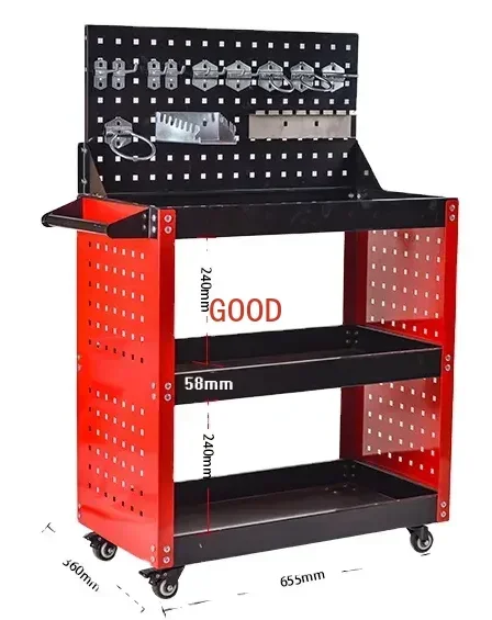 Wózek narzędziowy z tylną ścia – Workshop Tools Board recenzja i cena