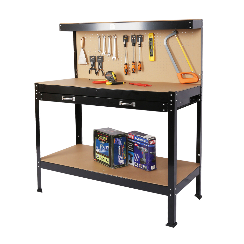 Stół warsztatowy stalowy z szu – Workshop Tools Bench recenzja i cena