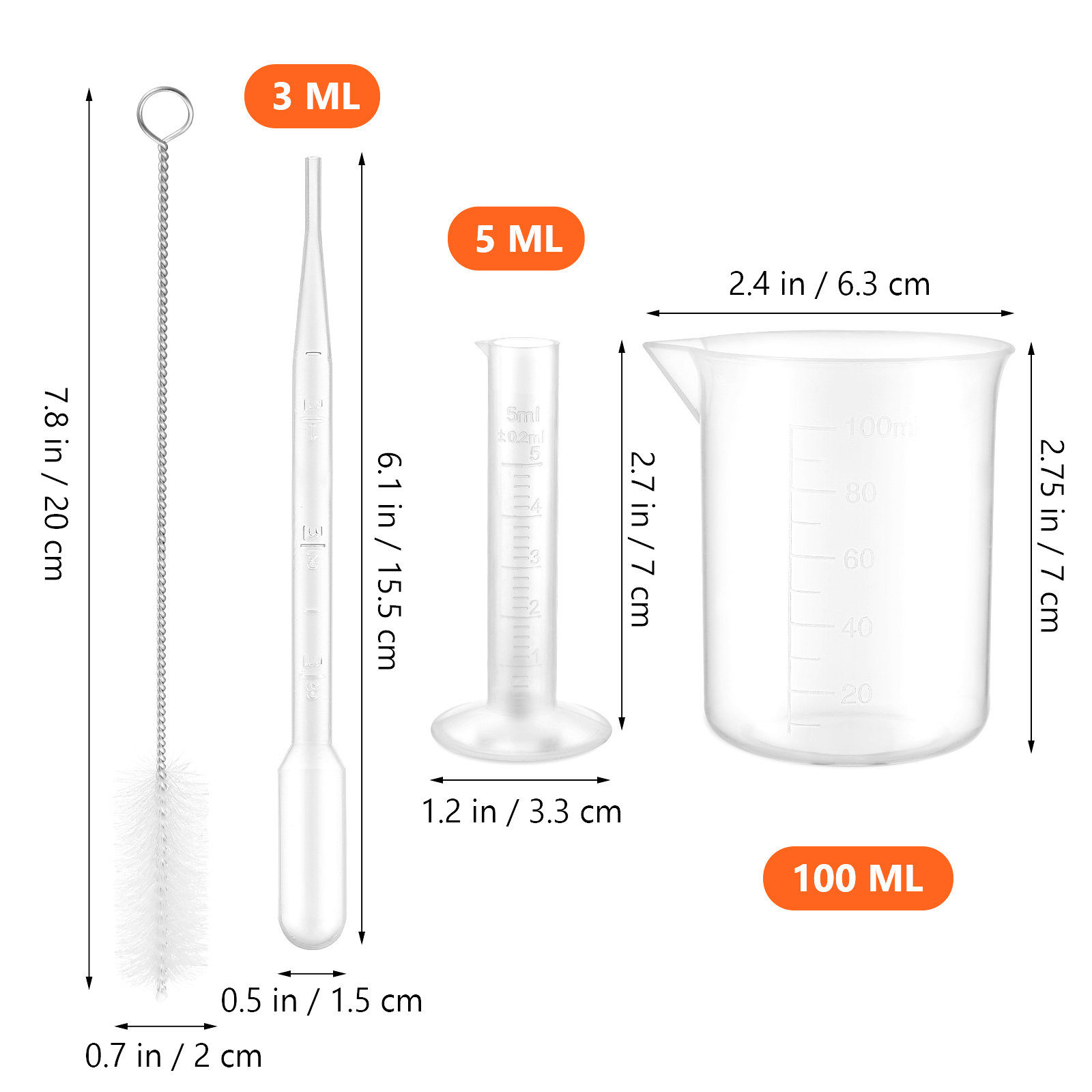 1 zestaw plastikowych cylindró – Tools Youtube recenzja i cena