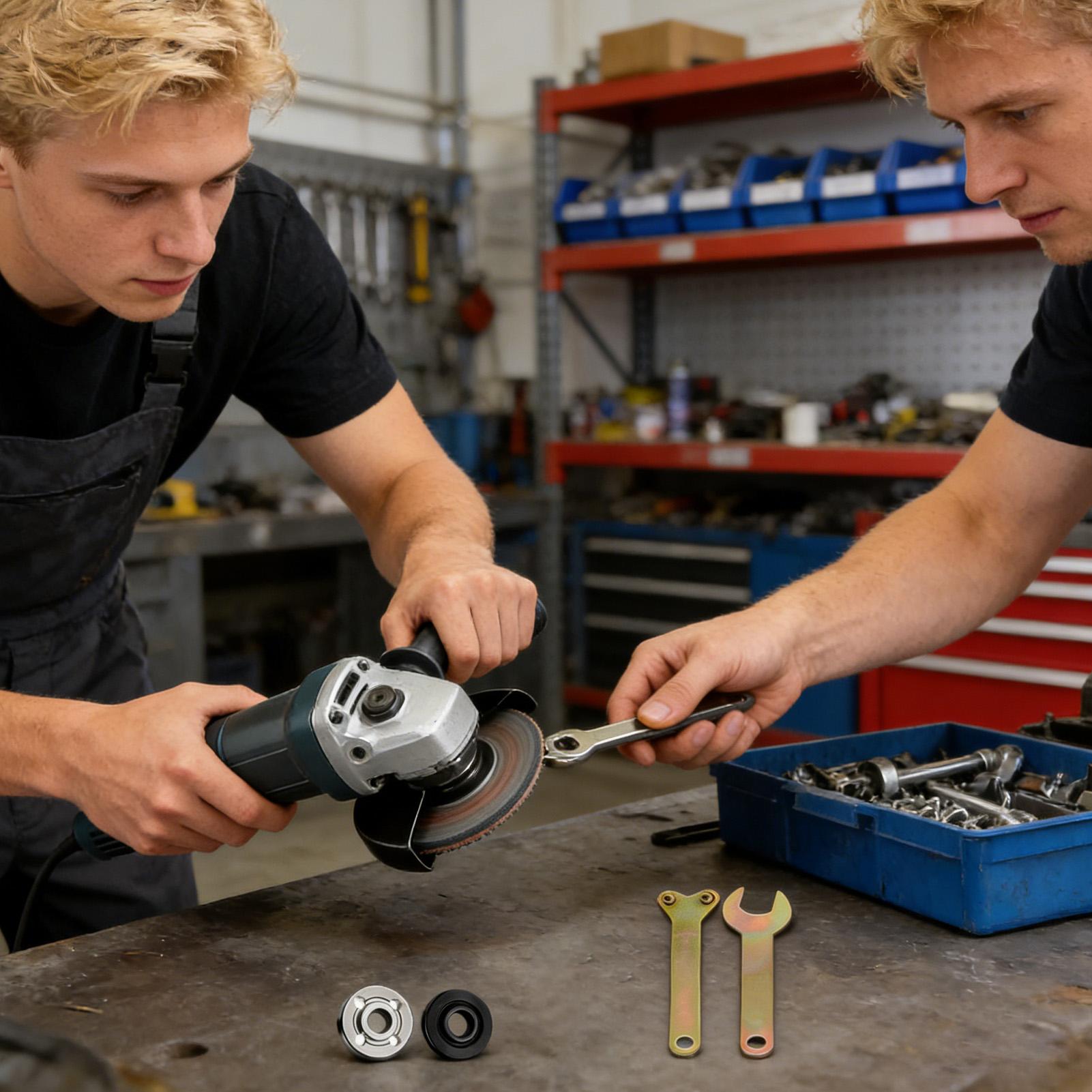 Zestaw nakrętek do szlifierki  – Workshop Electric Tools recenzja i cena